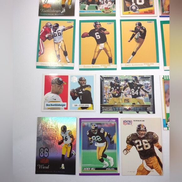 Steelers Trading Cards lot of 22 NFL - Picture 6 of 15